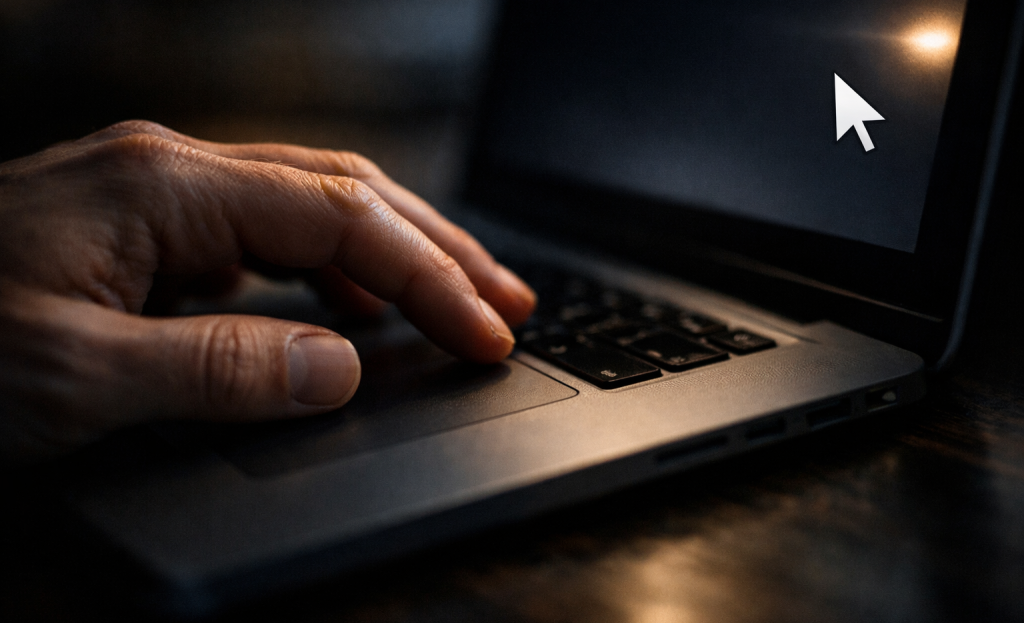 Visitor moving cursor toward browser close button