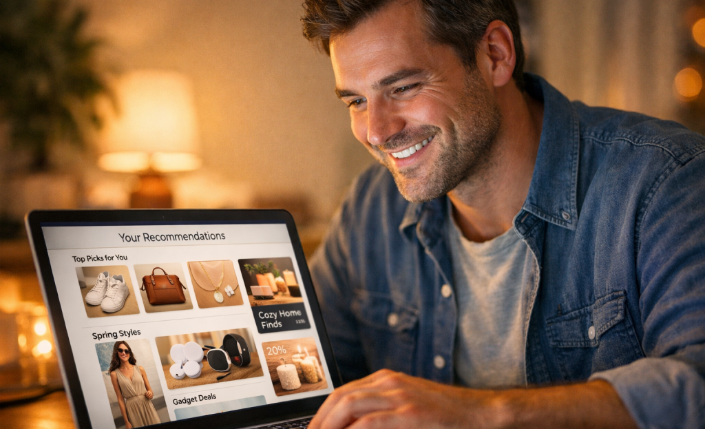 Personalized shopping experience on digital storefront