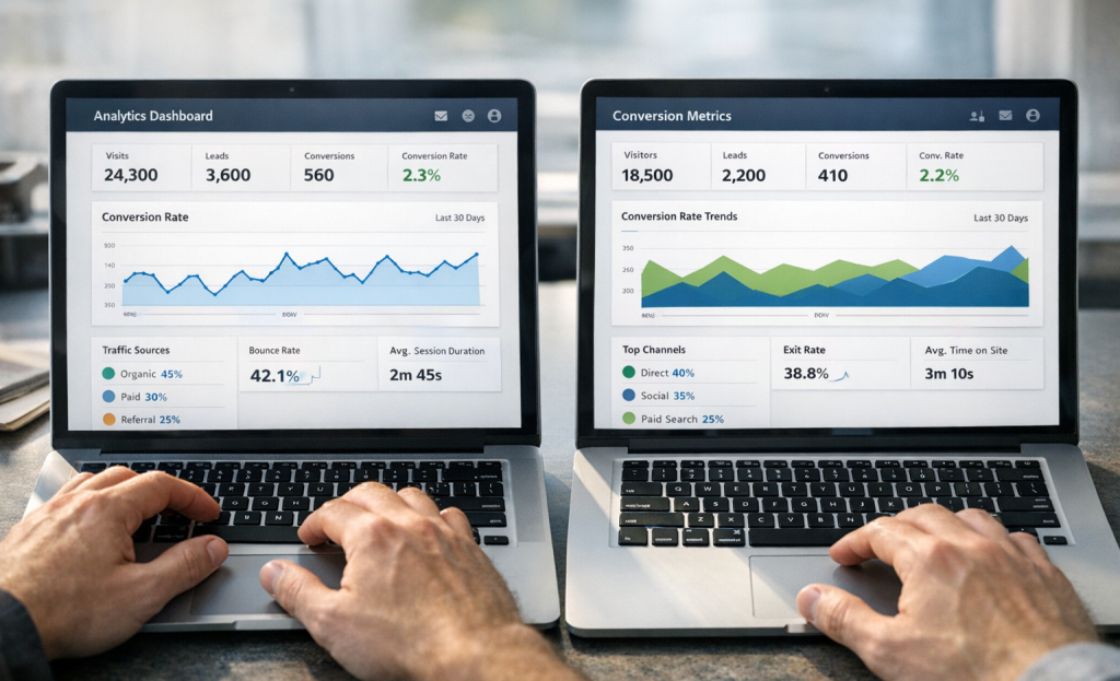Conversion rate optimization features comparison chart