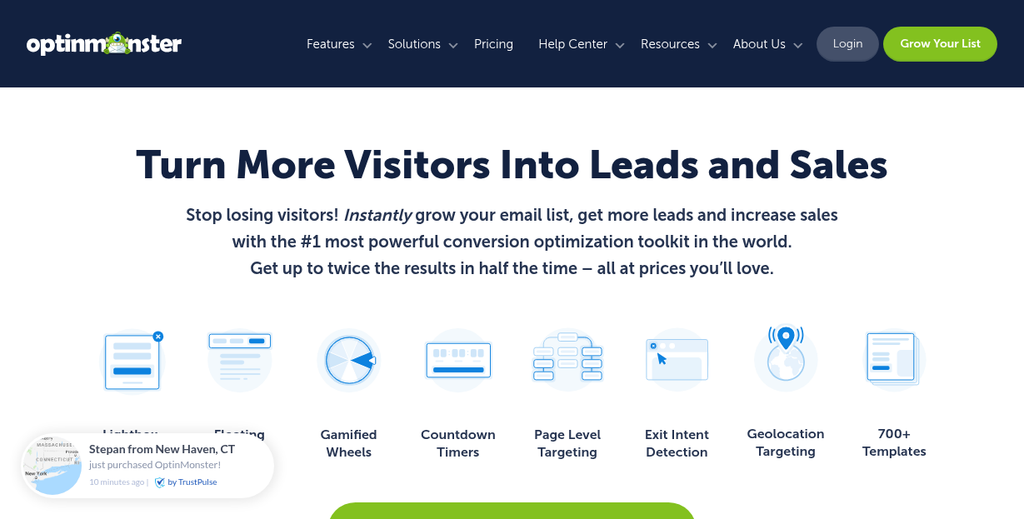 Screenshot of https://optinmonster.com/