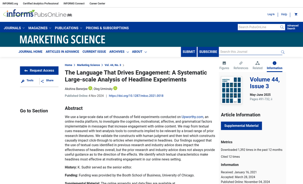 Scroll depth analytics dashboard showing page metrics