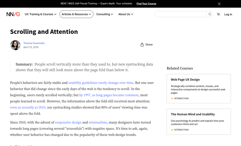 GA4 dashboard showing limited scroll tracking data