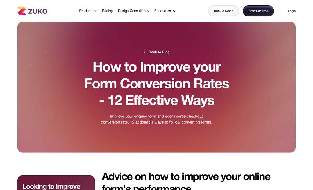 Form fields with descriptive label examples