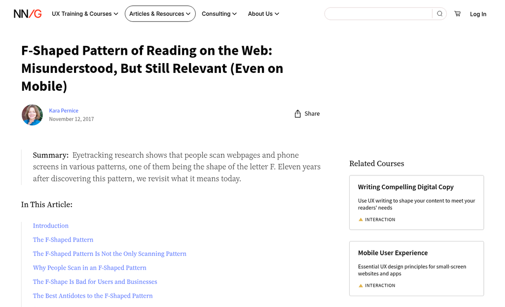 Clean landing page with ample whitespace layout