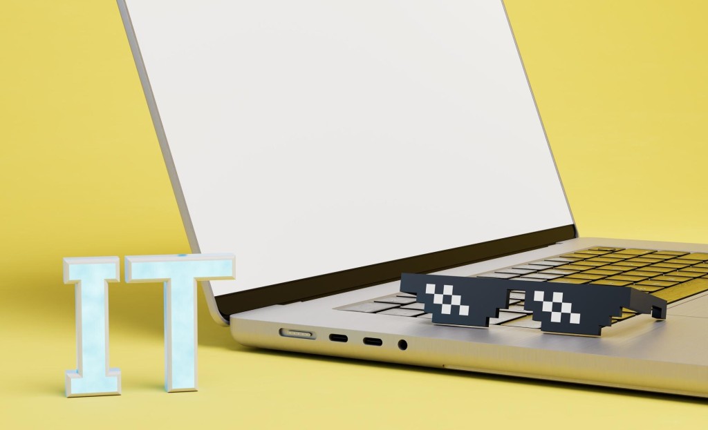 Developer tools on a laptop screen