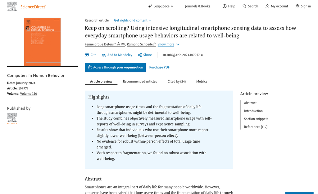 Clean thank you page layout example