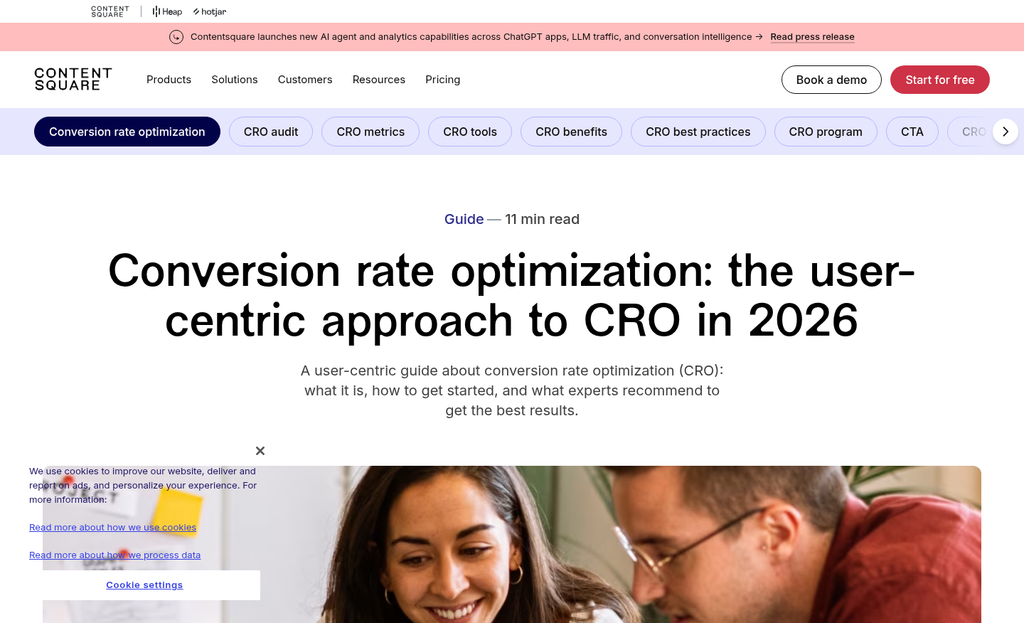 Heatmap data transforming website conversion rates