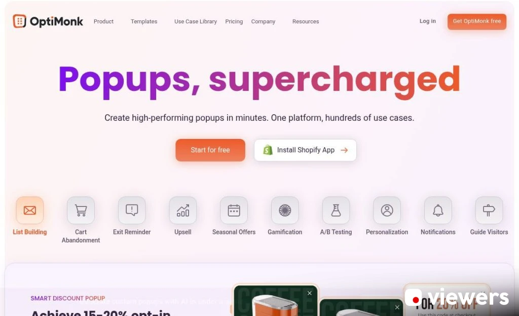 HelloBar website notification bar widget interface