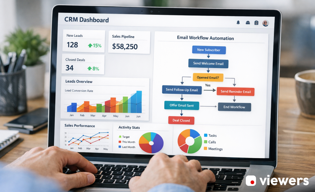 Email marketing integration dashboard connections