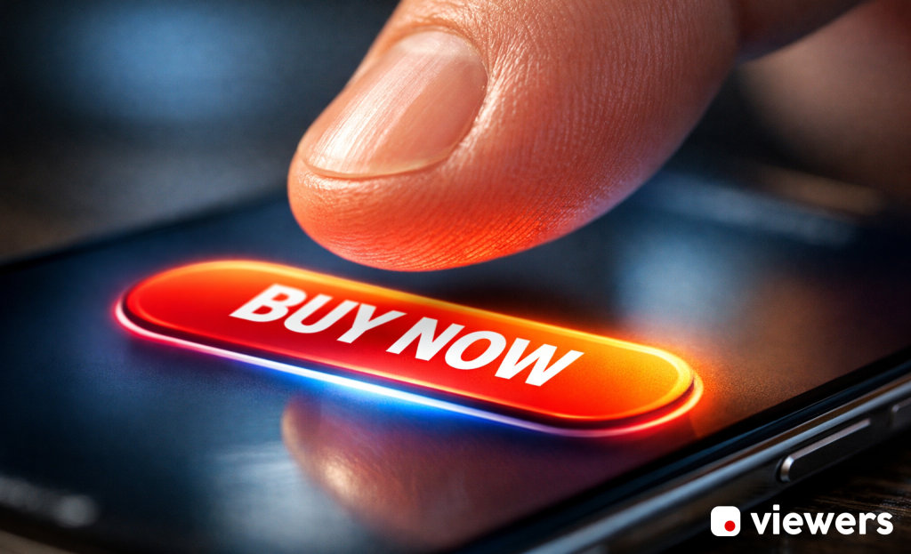 Colorful CTA buttons in various sizes and placements