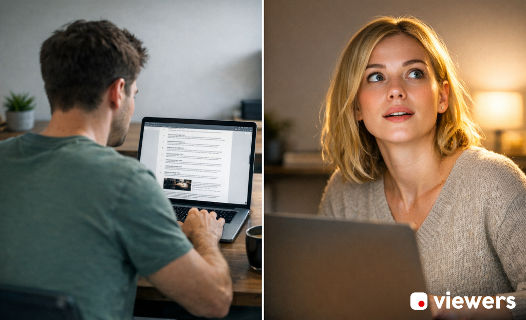 Scroll and time delay popup comparison diagram