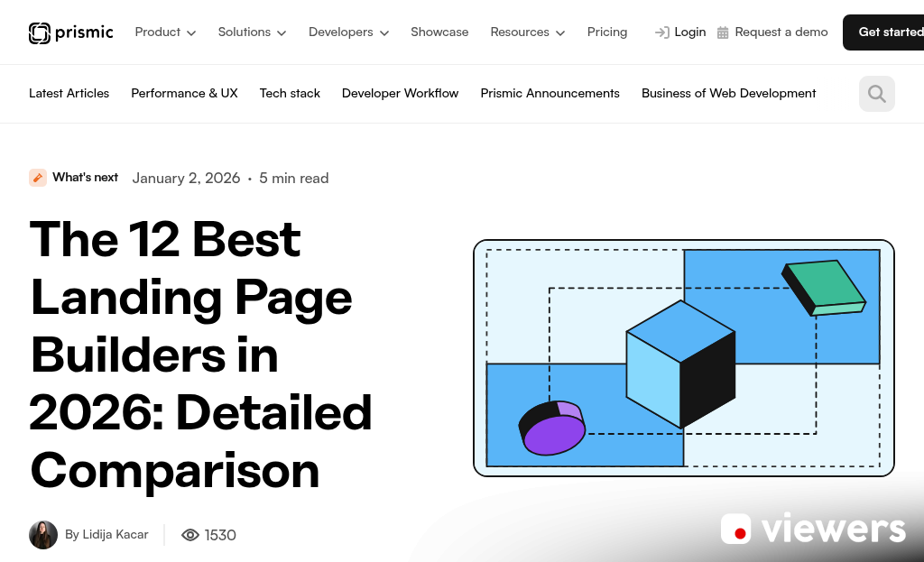 Landing page builder comparison chart side by side