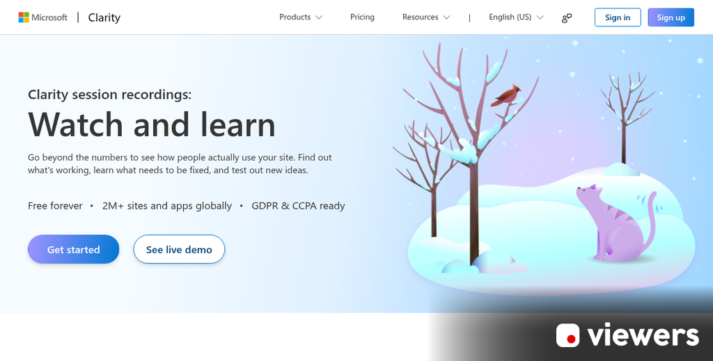 Crazy Egg session recording interface screenshot