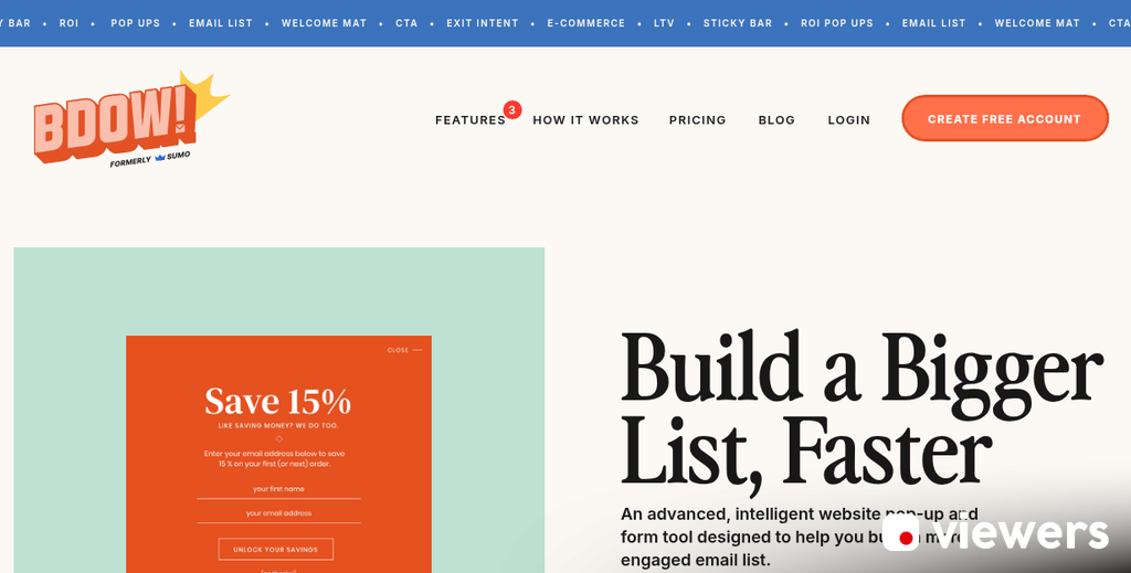 Screenshot of https://bdow.com/