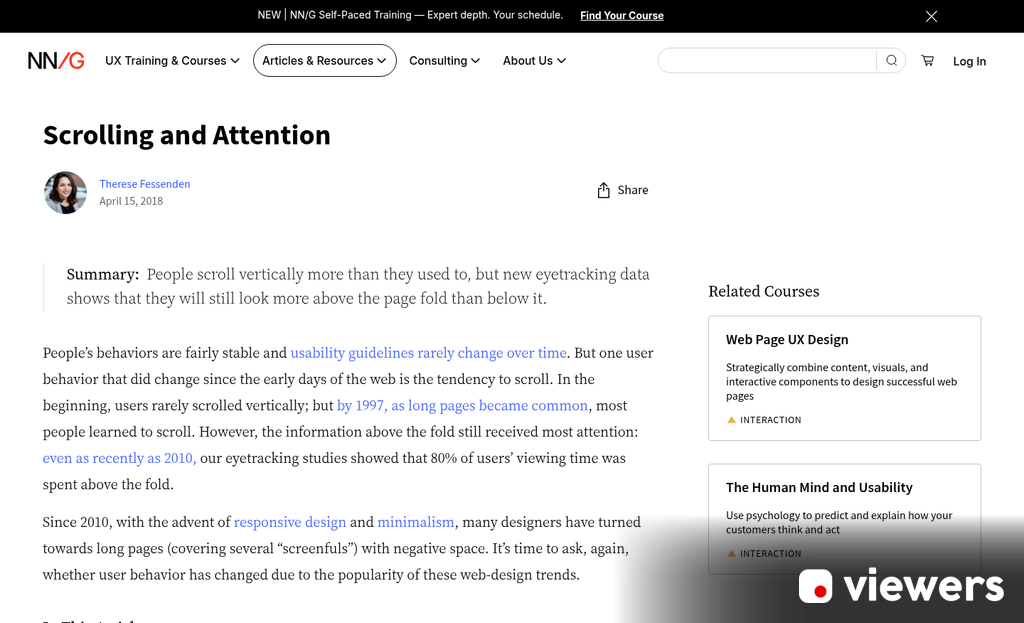 GA4 dashboard showing limited scroll tracking data